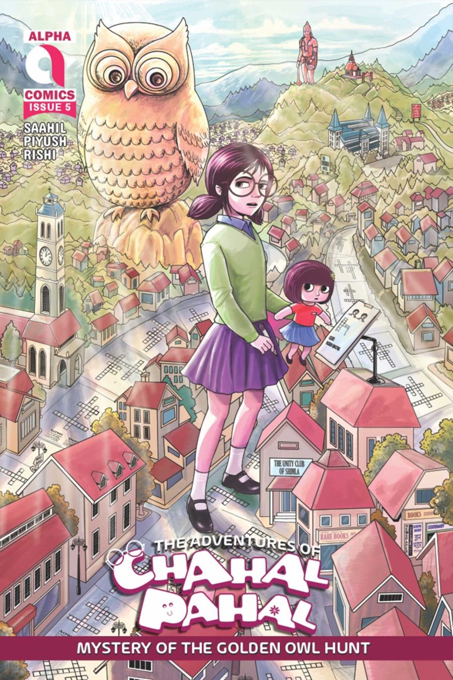 THE ADVENTURES OF CHAHAL PAHAL-MYSTERY OF THE GOLDEN OWL HUNT-ISSUE 5-ALPHA COMICS (NEW RELEASE)