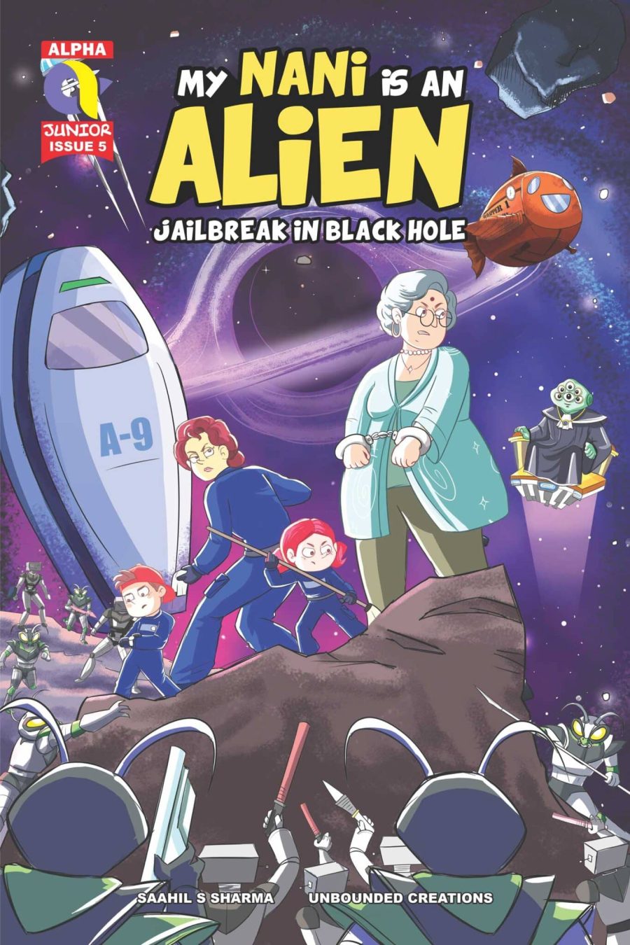 MY NANI IS AN ALIEN-JAILBREAK IN BLACK HOLE-ISSUE 5-ENGLISH-ALPHA COMICS (NEW RELEASE)