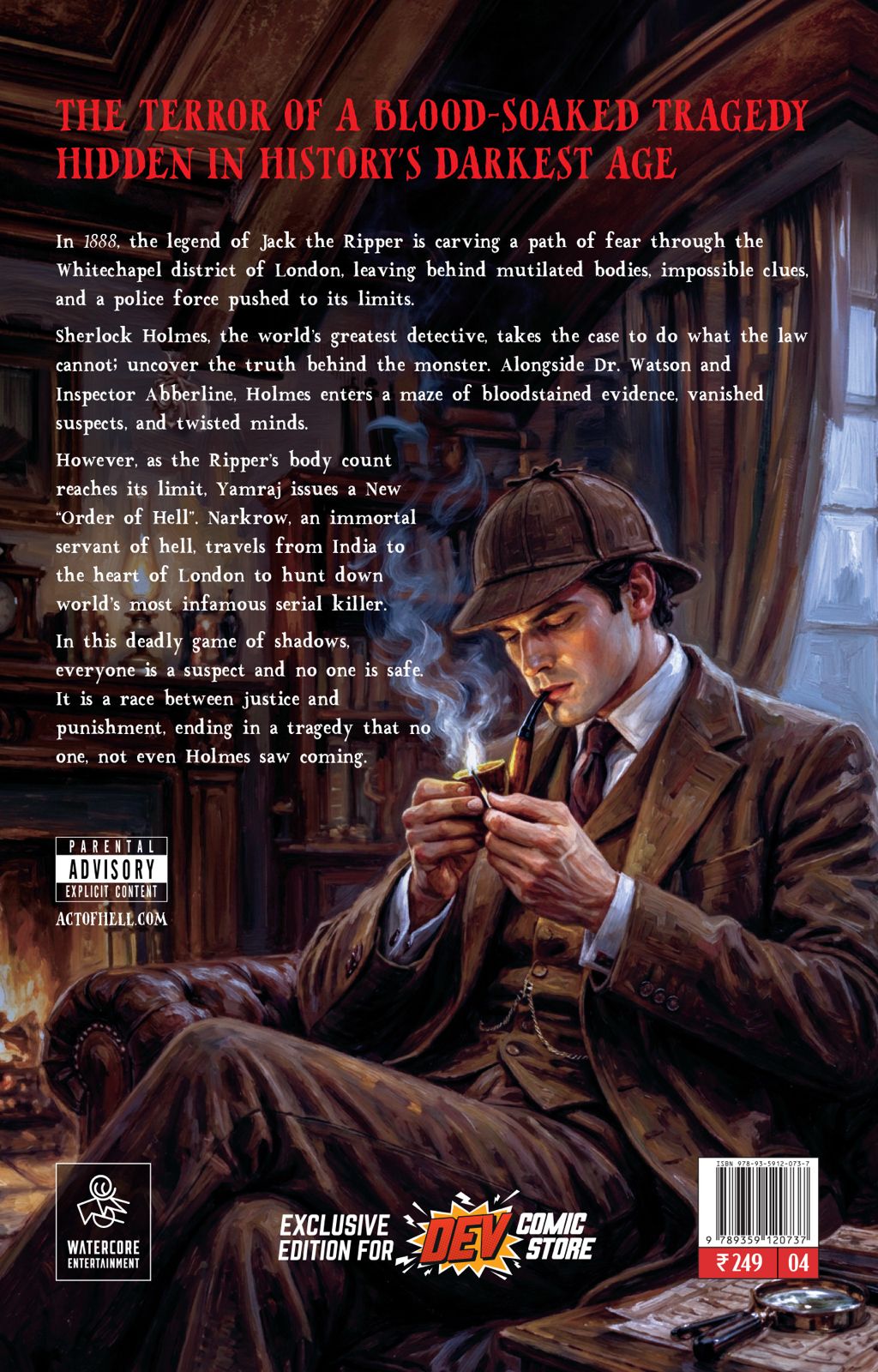 Act of Hell #04: Hunt For the Ripper Combo (Hindi & English) Dev Comics Store Exclusive Cover Art - Image 3