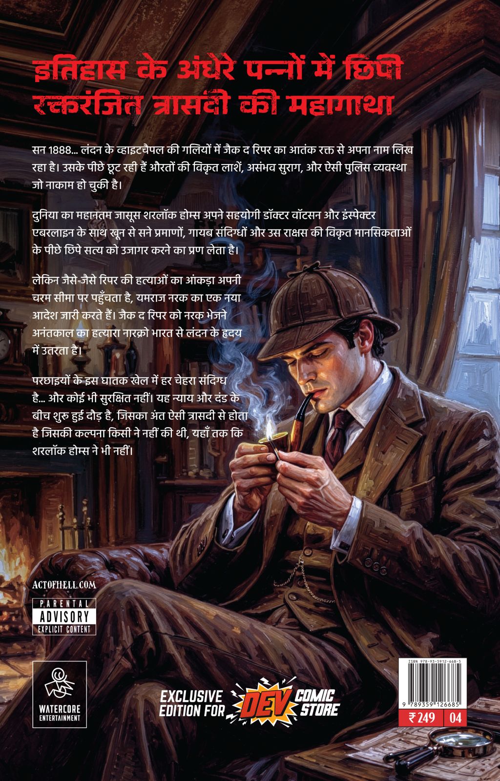 Act of Hell #04: Hunt For the Ripper Combo (Hindi & English) Dev Comics Store Exclusive Cover Art - Image 5