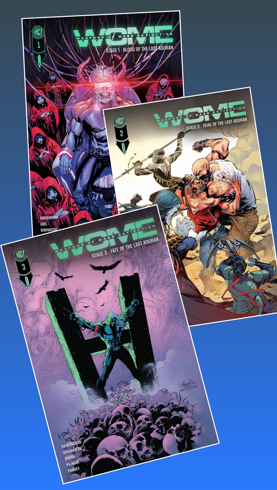 W.O.M.E. The Last Asuran Vol 1 To 3 - Complete Collection