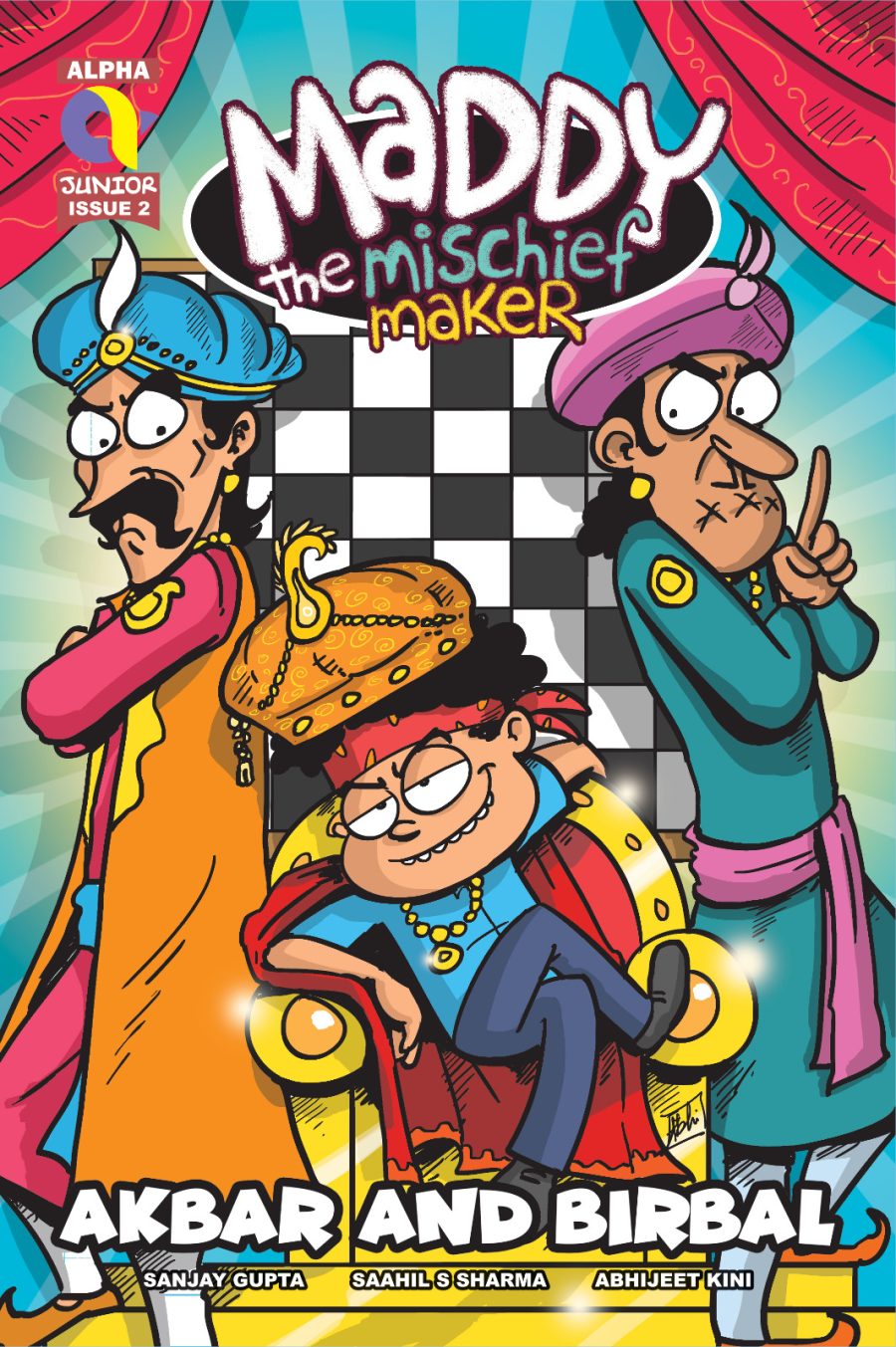 MADDY THE MISCHIEF MAKER JUNIOR ISSUE 2 - ENGLISH - AKBAR AND BIRBAL